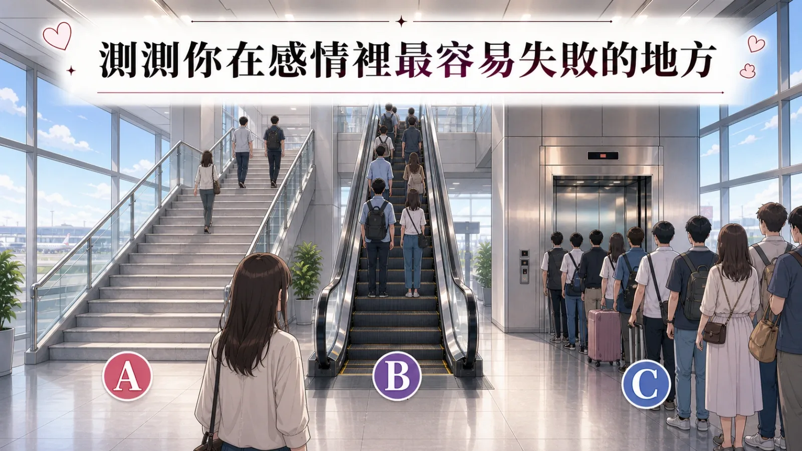 測測你在感情裡最容易失敗的地方｜戀愛心理測驗