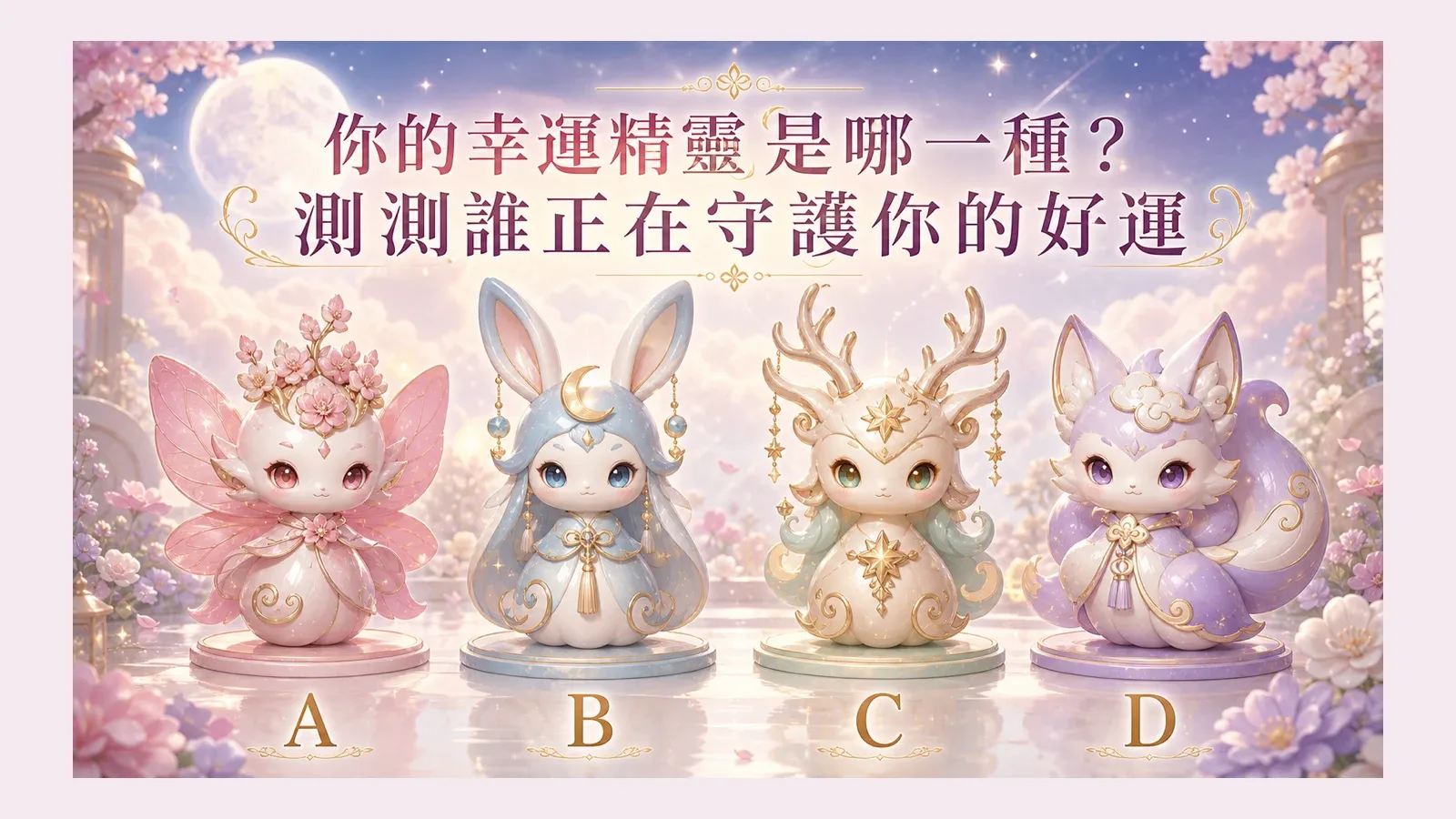 你的幸運精靈是哪一種?測測誰正在守護你的好運