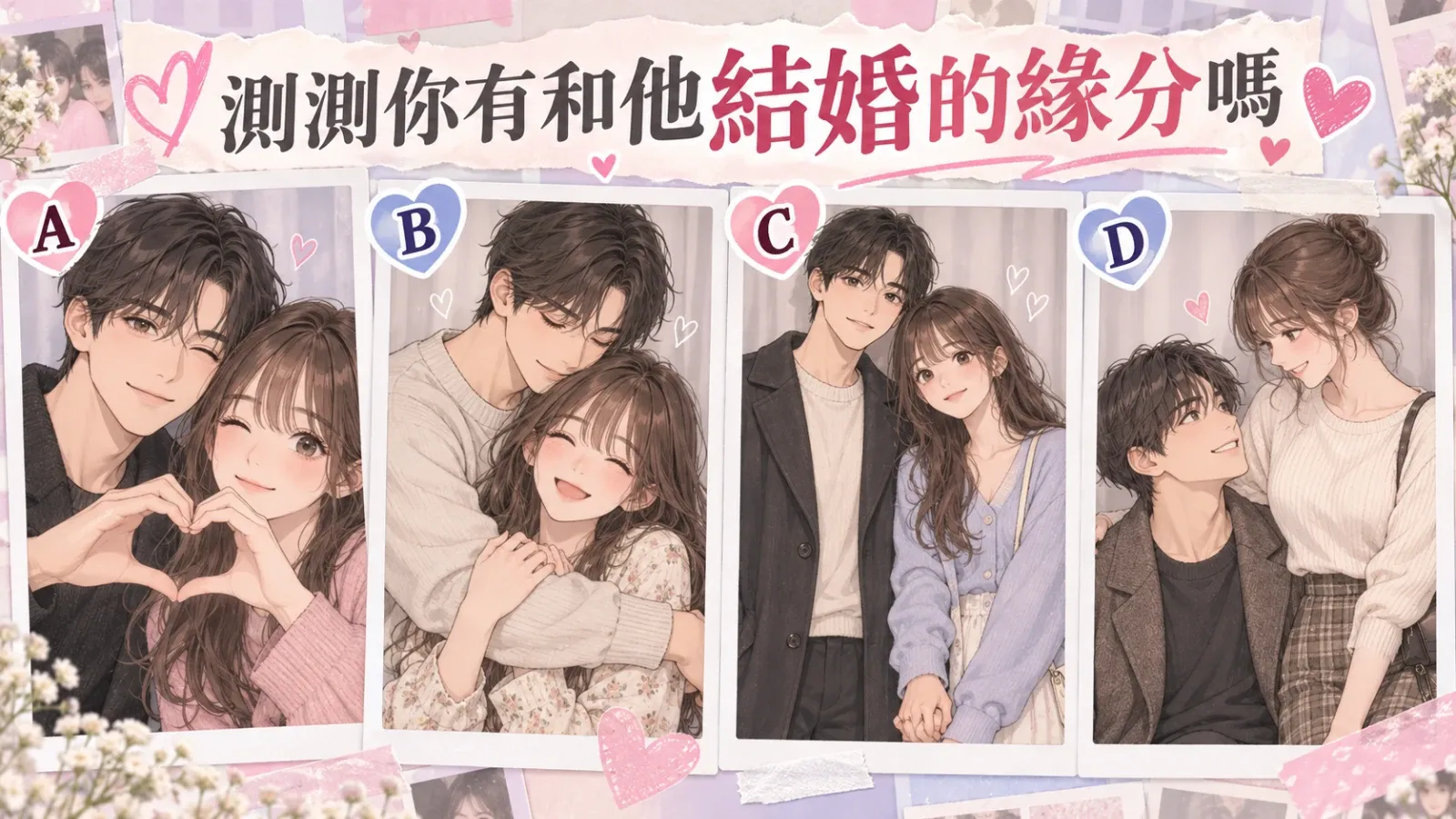 測測你有和他結婚的緣分嗎？從相處看長期關係