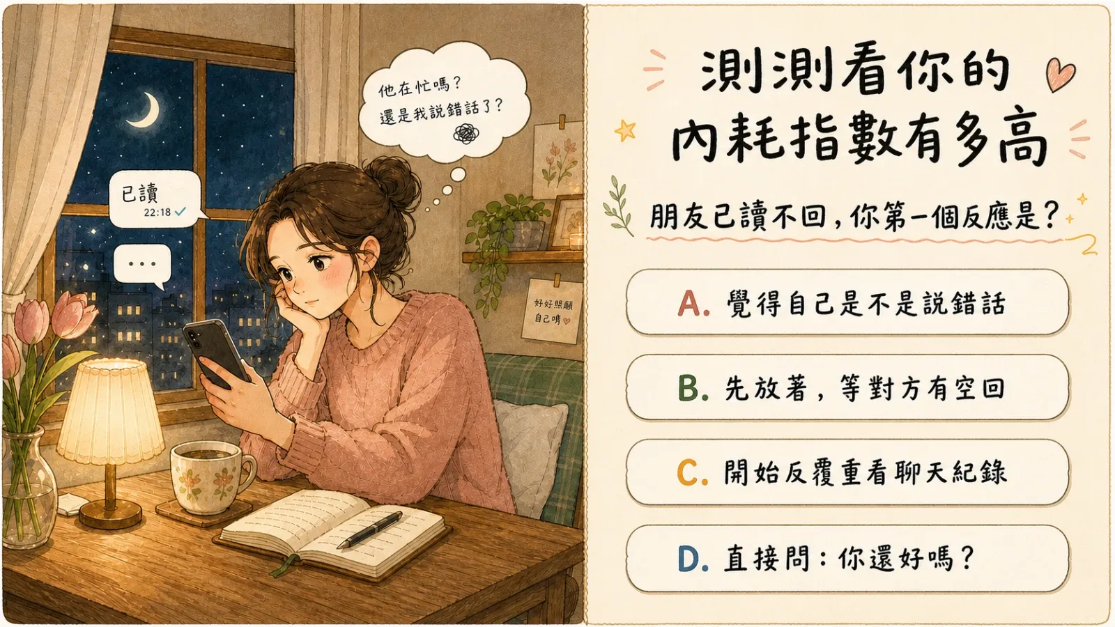 測測看你的內耗指數有多高？