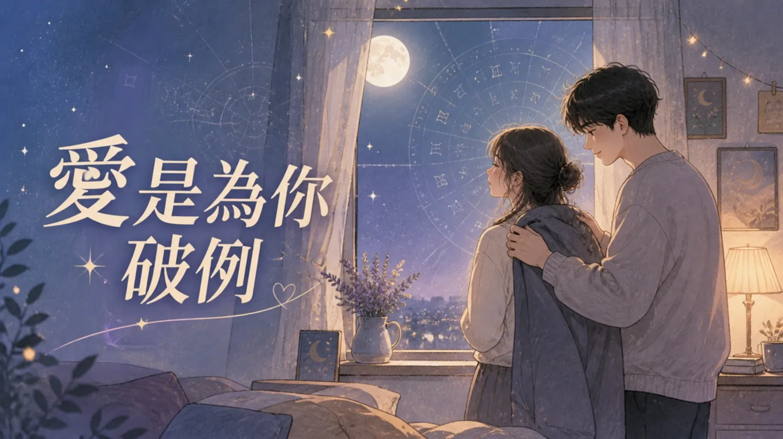 沒見過月亮星座為你破例，就不算真的見過他的愛
