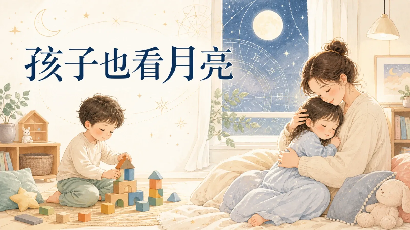 月亮星座育兒：風火孩子好帶，水象孩子更需要陪伴