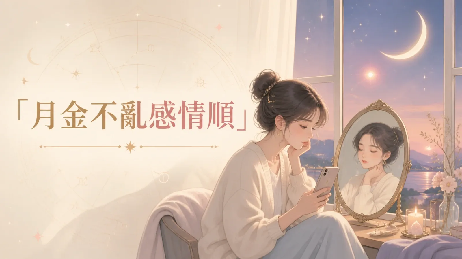 感情好的人，月亮金星通常沒有嚴重刑剋