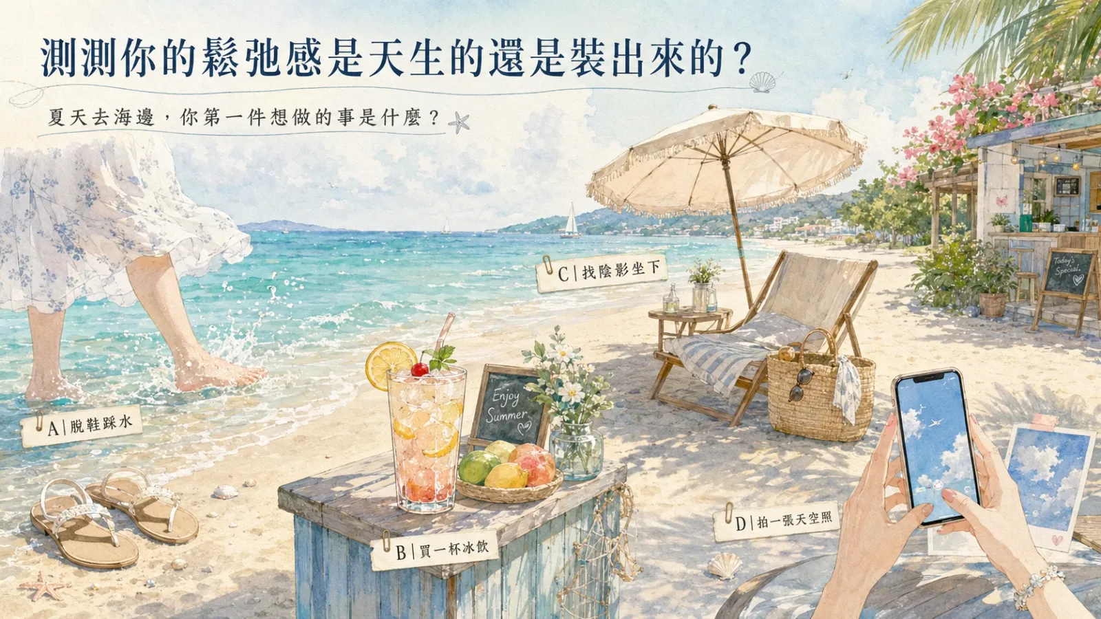 測測你的鬆弛感:是天生自在,還是裝出來的?