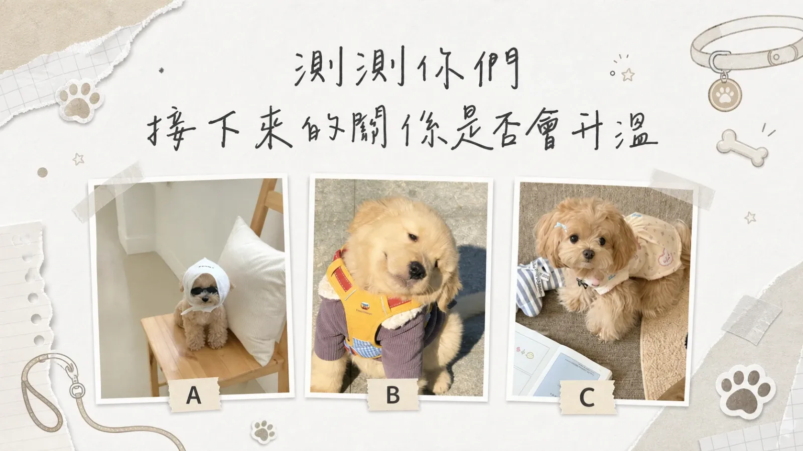 你們接下來的關係是否會升溫？三張圖的直覺解讀