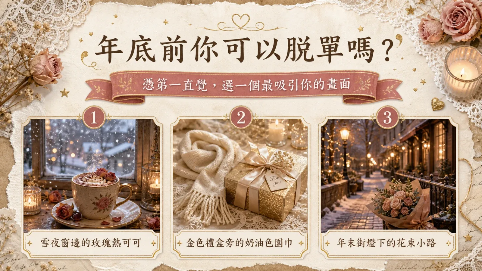 年底前你可以脫單嗎?