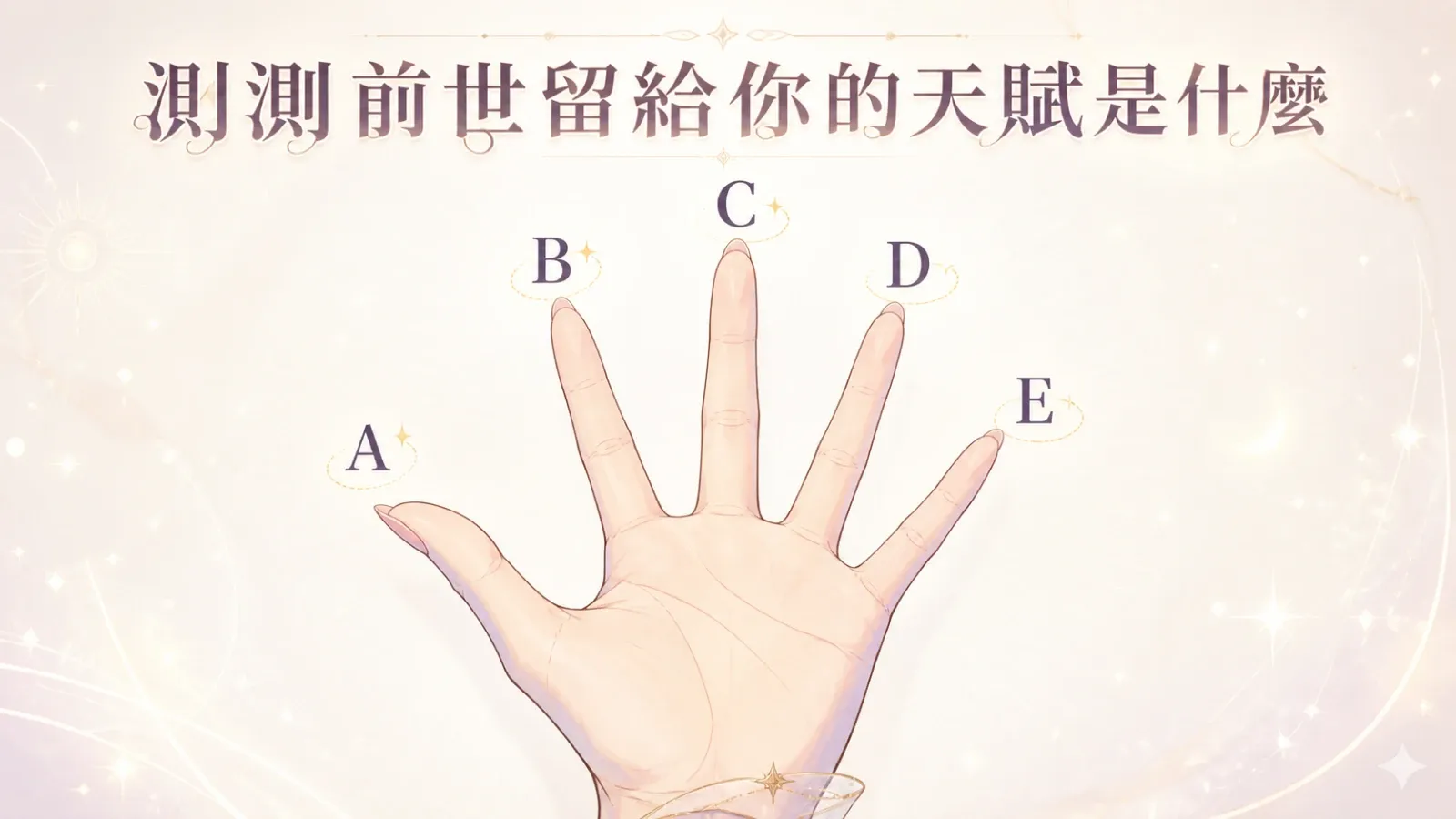 測測前世留給你的天賦是什麼？五種靈魂能力解析
