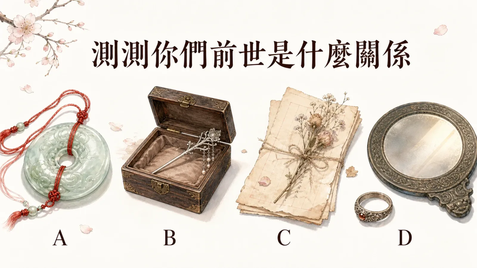 測測你們前世是什麼關係？四種緣分解讀
