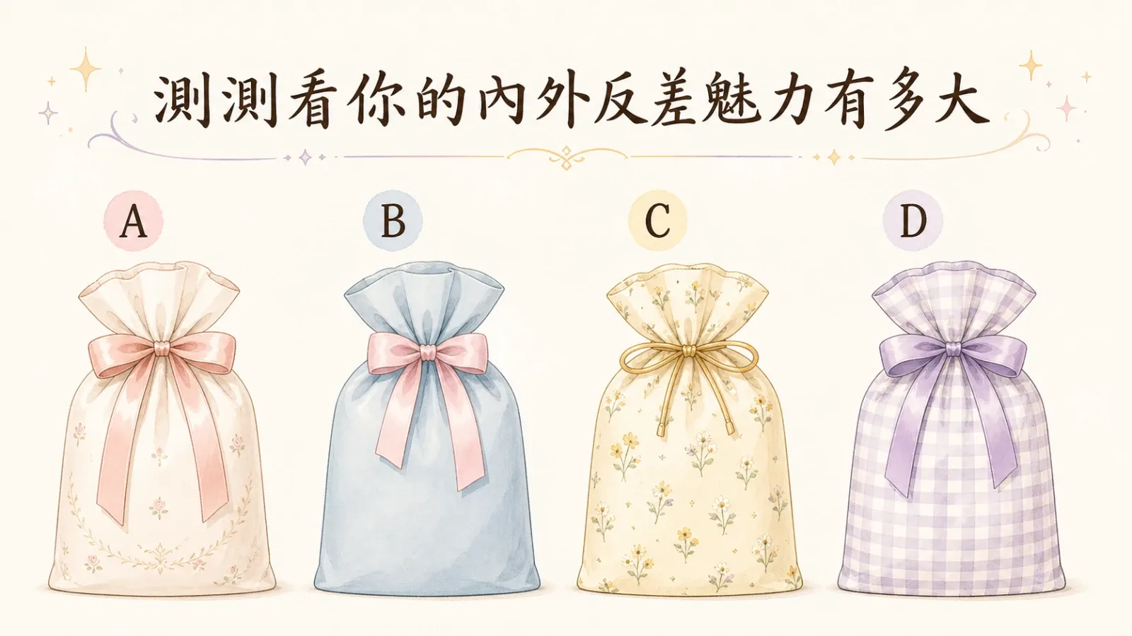 測測看你的內外反差魅力有多大？熟人最懂你的隱藏性格