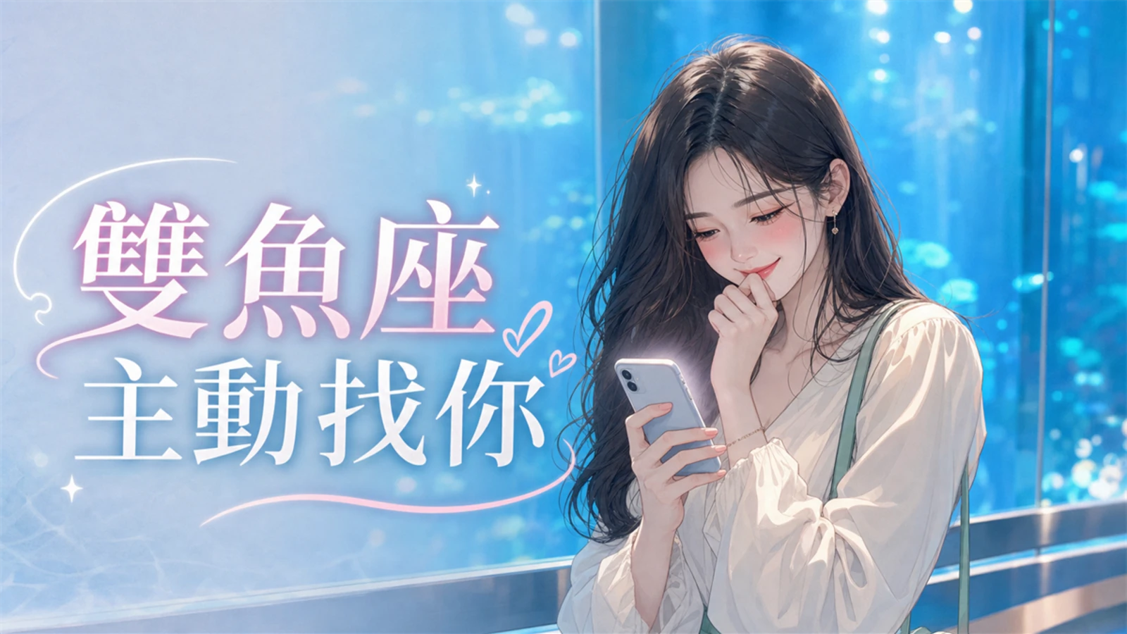 雙魚座主動找你,基本上就是很喜歡了