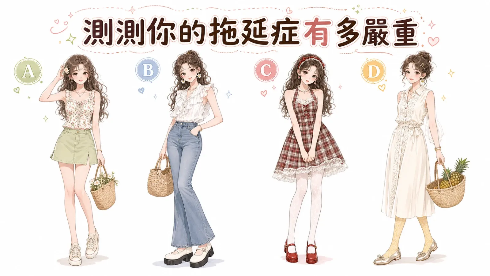 測你的拖延症有多嚴重｜內心真相心理測驗