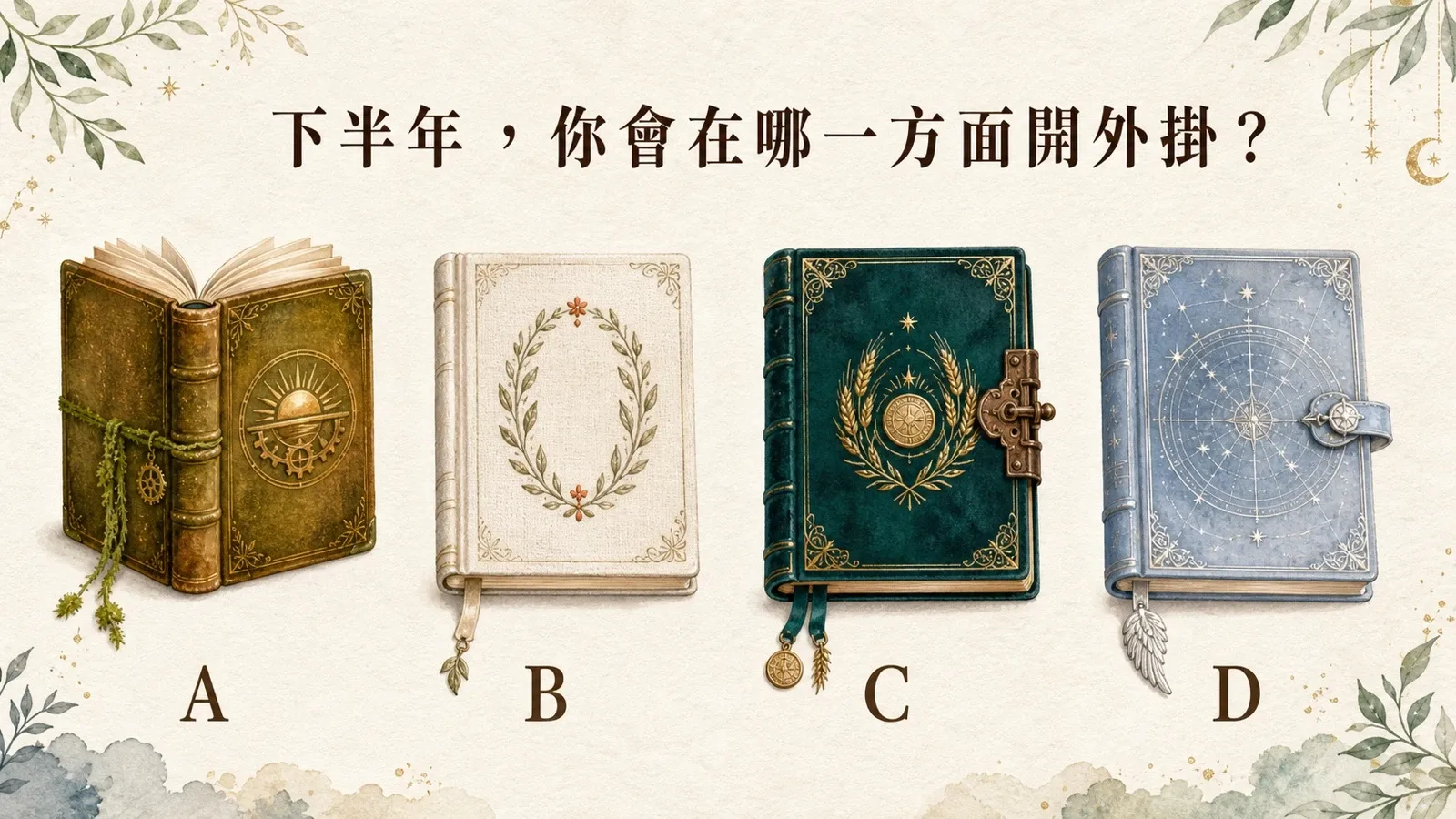 測測下半年，你會在哪一方面開外掛？
