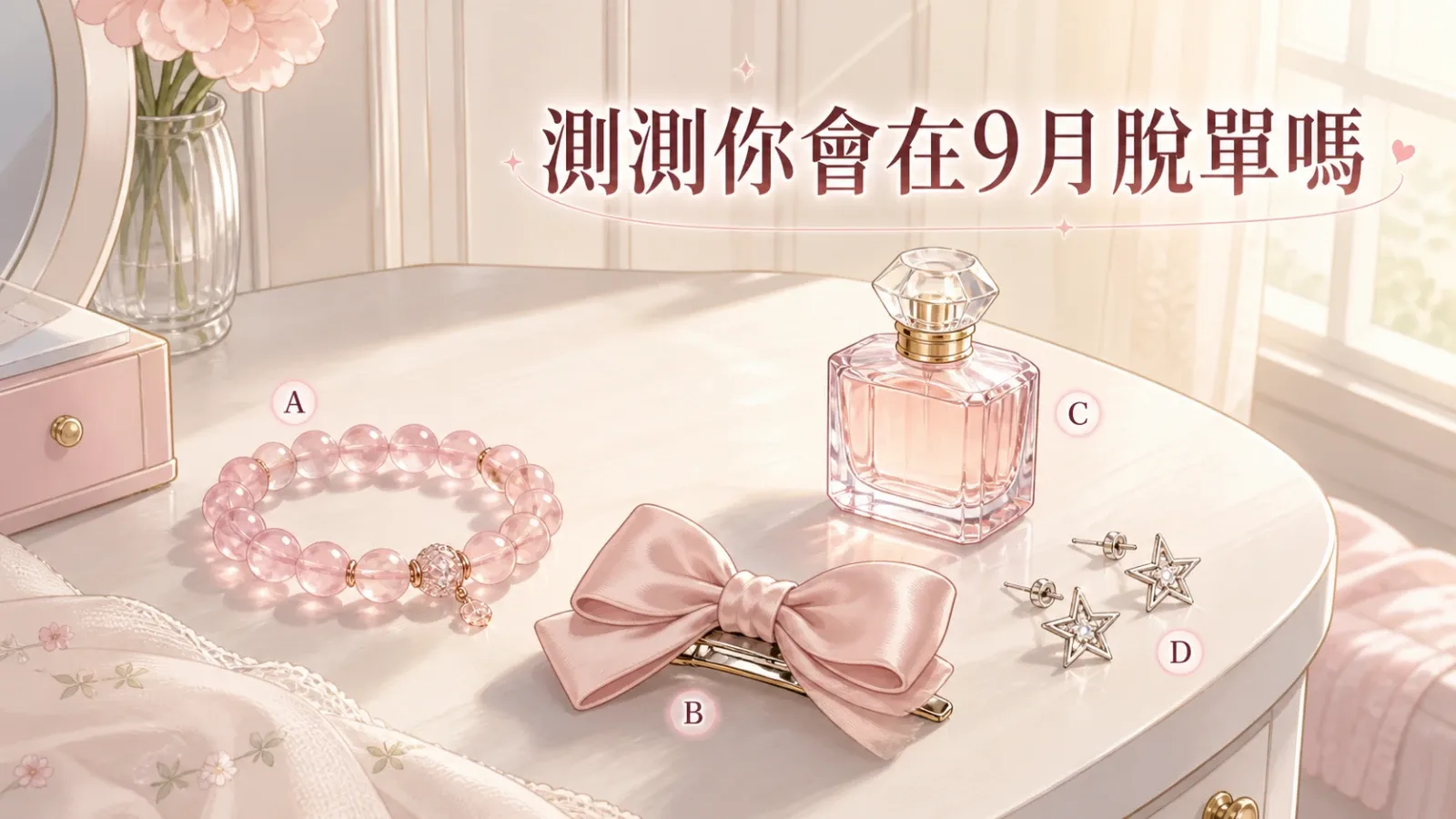 測測你會在9月脫單嗎？4種桃花訊號看你的戀愛機會