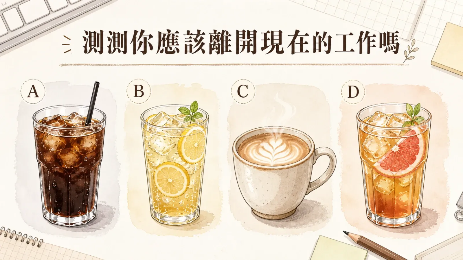 測測你應該離開現在的工作嗎？看見職涯下一步