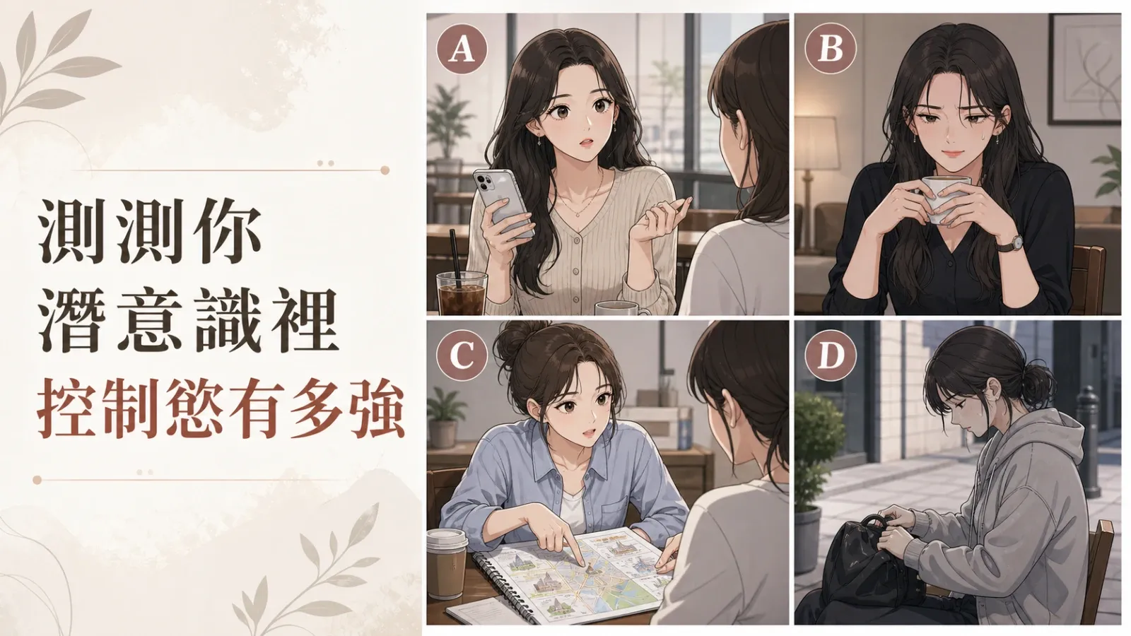 測測你潛意識裡控制慾有多強|心理測驗看懂你的安全感來源