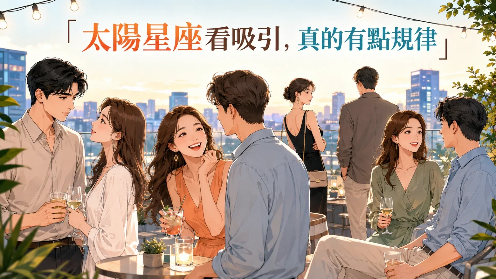 太陽星座看吸引，真的有點規律：土象、水象、火象與風象的戀愛磁場
