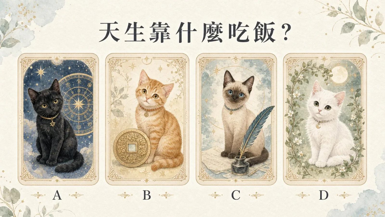 天生靠什麼吃飯?測出你的生存王牌技能