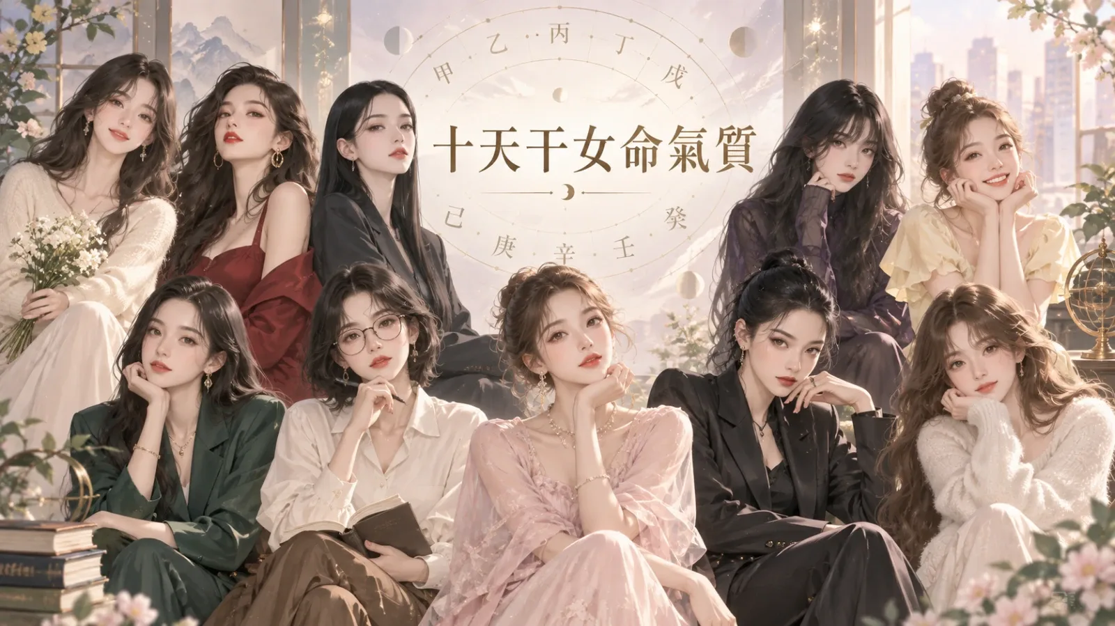 十天干女命氣質解析：十種女性魅力與感情攻防