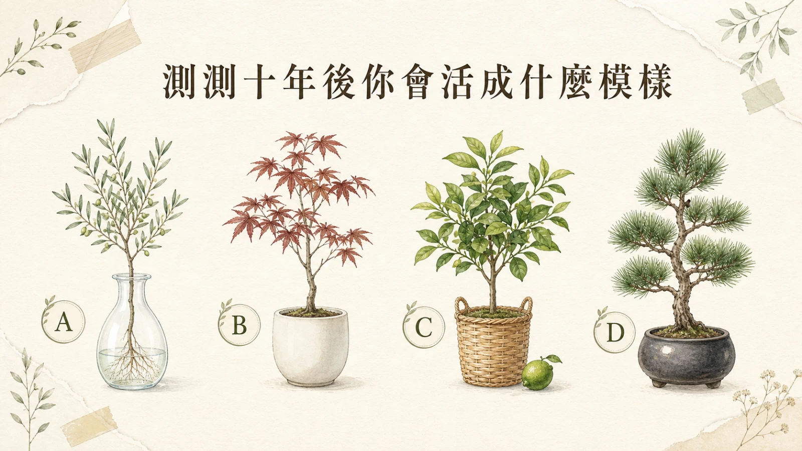測測十年後你會活成什麼模樣？四種未來人生解讀