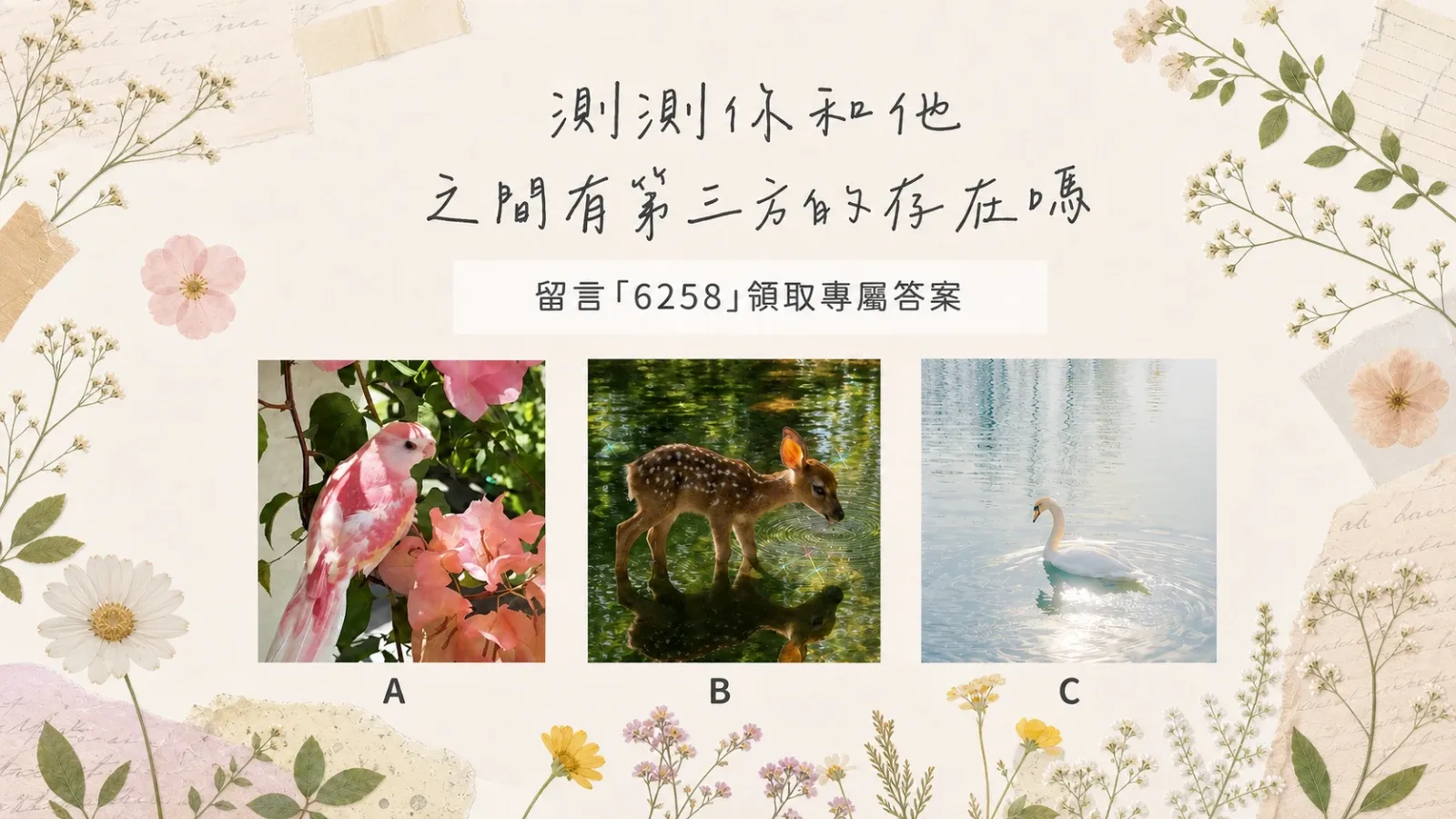 測測你和他之間有第三方的存在嗎？從互動看感情真相
