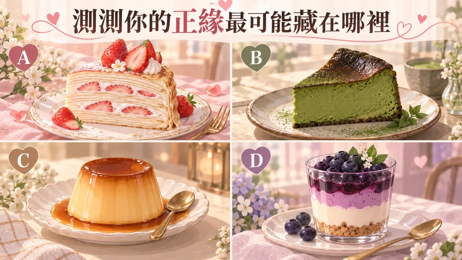 測測你的正緣最可能藏在哪裡？四種相遇場域解析