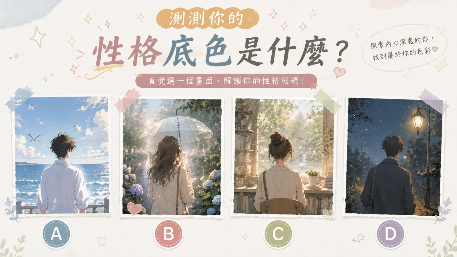 測測你的性格底色是什麼？從夢中的背影看出你的內心渴望
