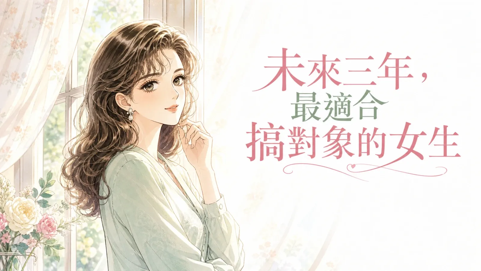 未來三年,最適合搞對象的女生