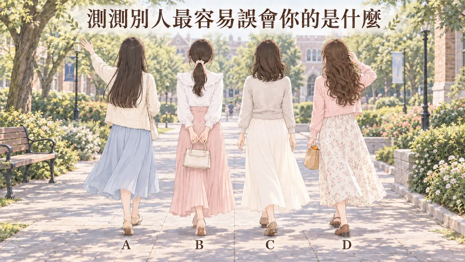 測測別人最容易誤會你的是什麼？一張圖看懂你的第一印象