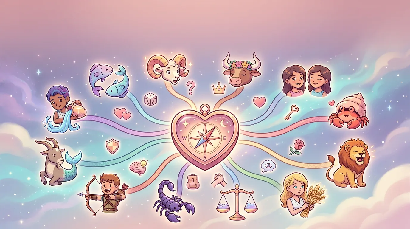 What Kind of Person Does Each Zodiac Sign Like?