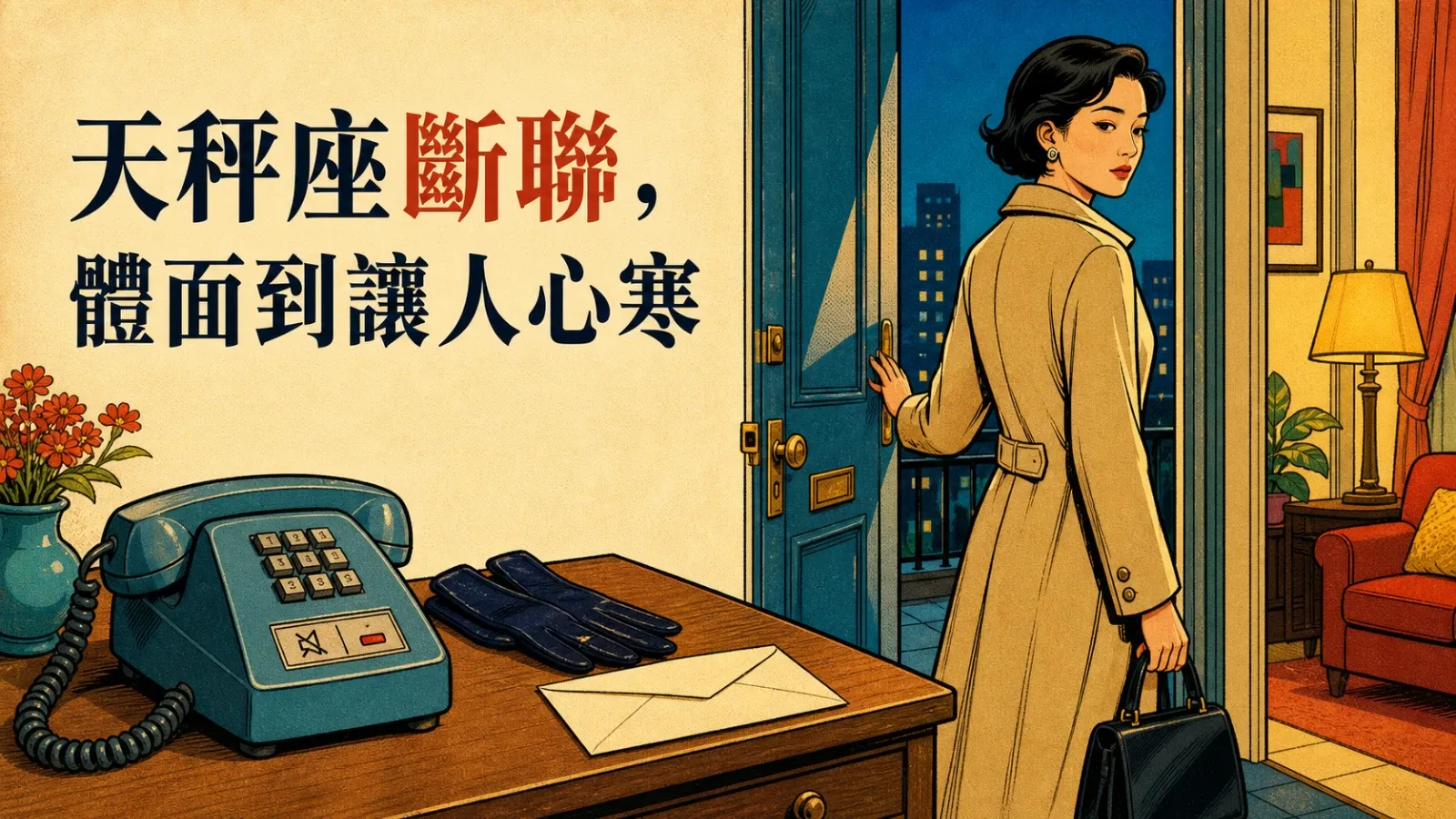 天秤座斷聯，體面到讓人心寒
