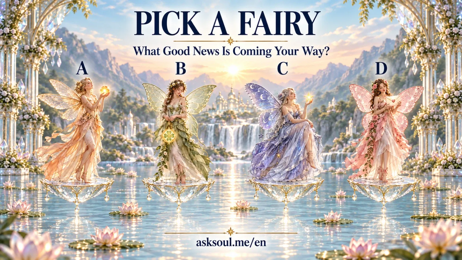✨ Pick a Fairy and Discover the Good News Drawing Near