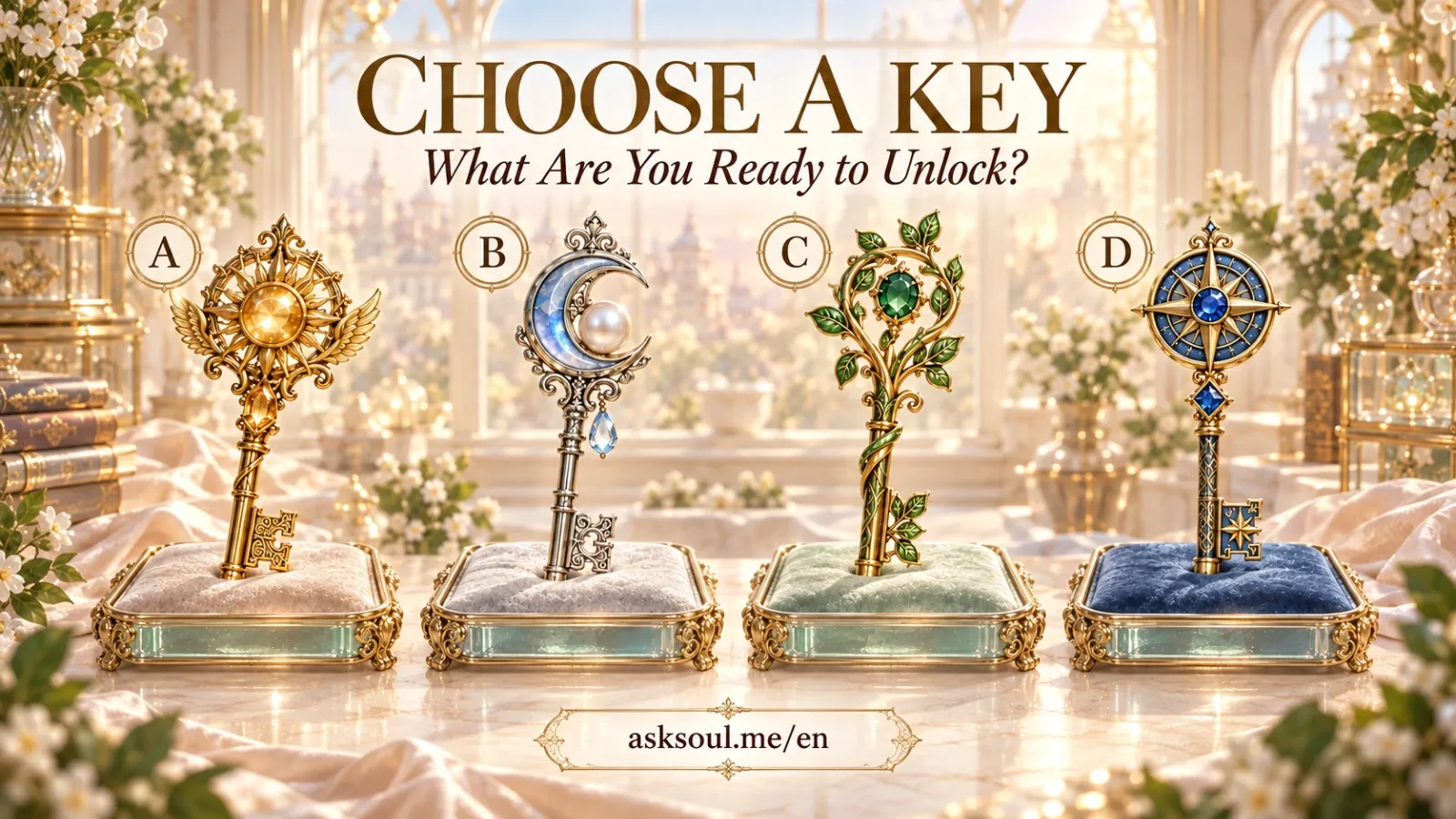 ✨ Which key would you reach for without knowing what it opens?