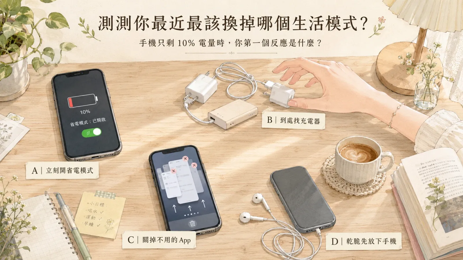 測測你最近最該換掉哪個生活模式？