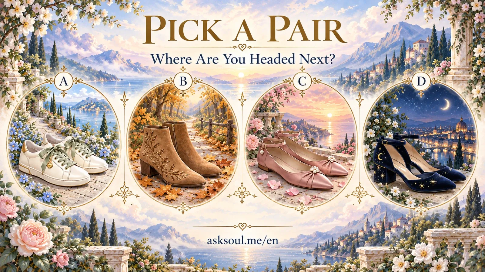 Which Pair Would You Step Into First?