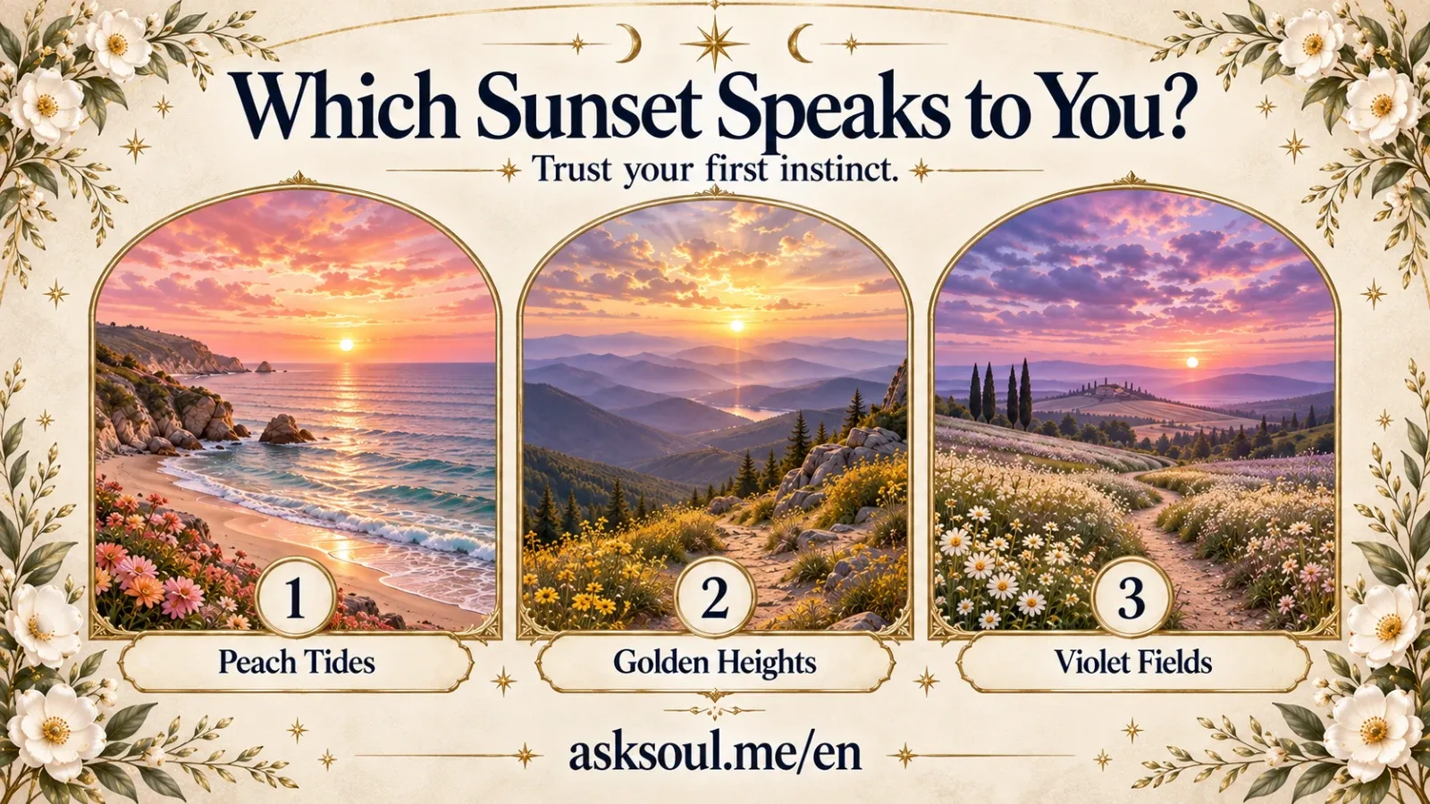 ✨ Which Sunset Speaks to You?