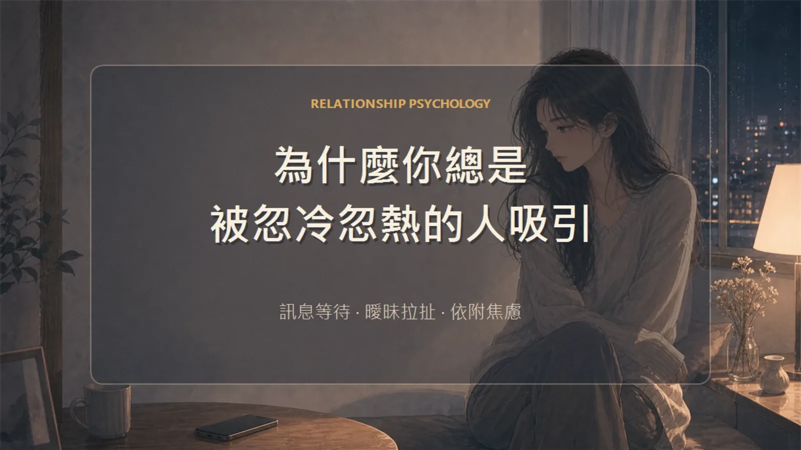 為什麼你總是被忽冷忽熱的人吸引?心理學與依附關係的5個真相
