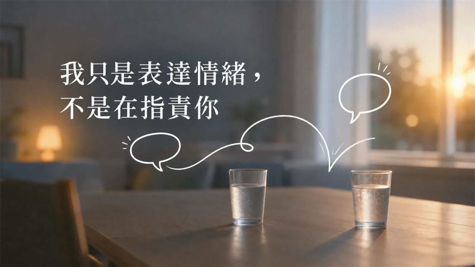 為什麼你一表達情緒，他就覺得你在指責他