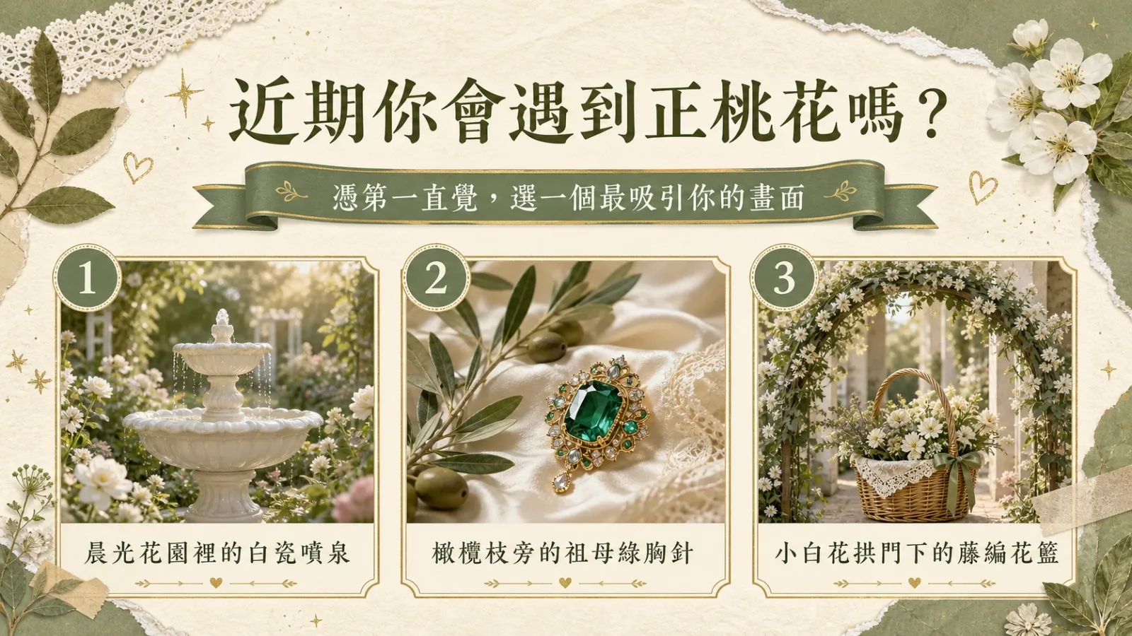近期你會遇到正桃花嗎？