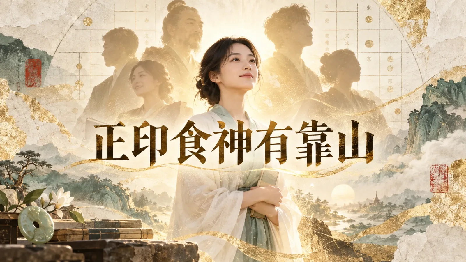 正印和食神，不是老實，是真的有福氣護身