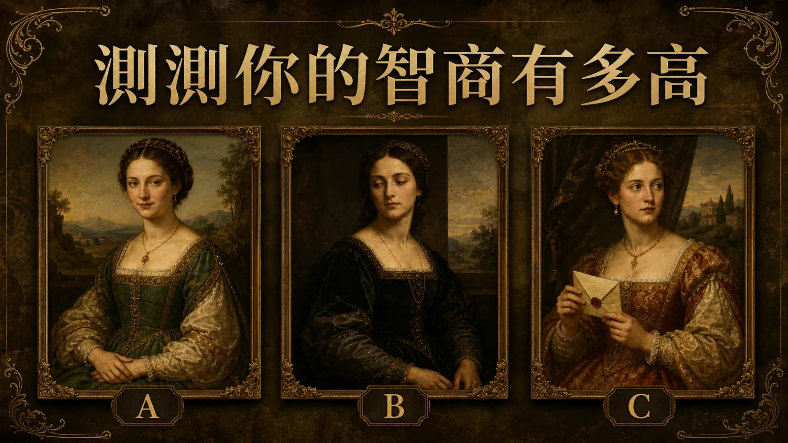 測測你的智商有多高？從選擇看見你的觀察與推理習慣