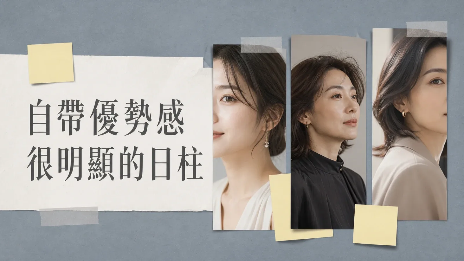 自帶優勢感很明顯的日柱:看氣質、財運與人生底氣