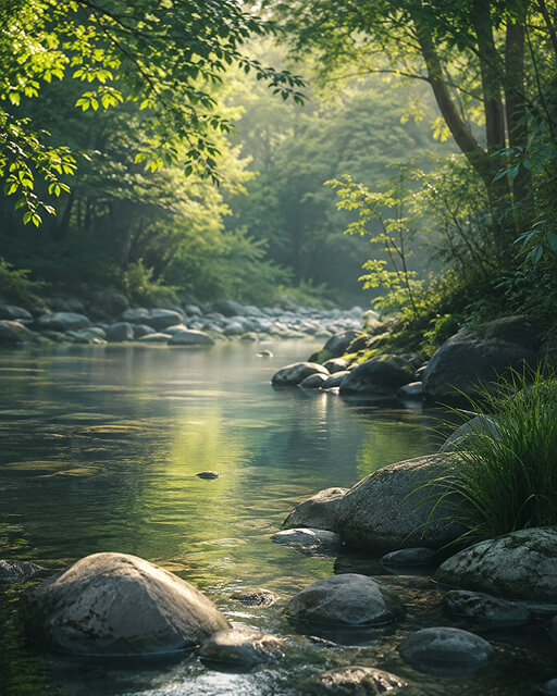 林間溪聲